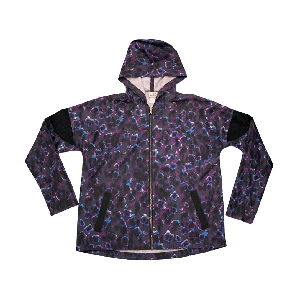 Champion floral windbreaker jacket (Size S)